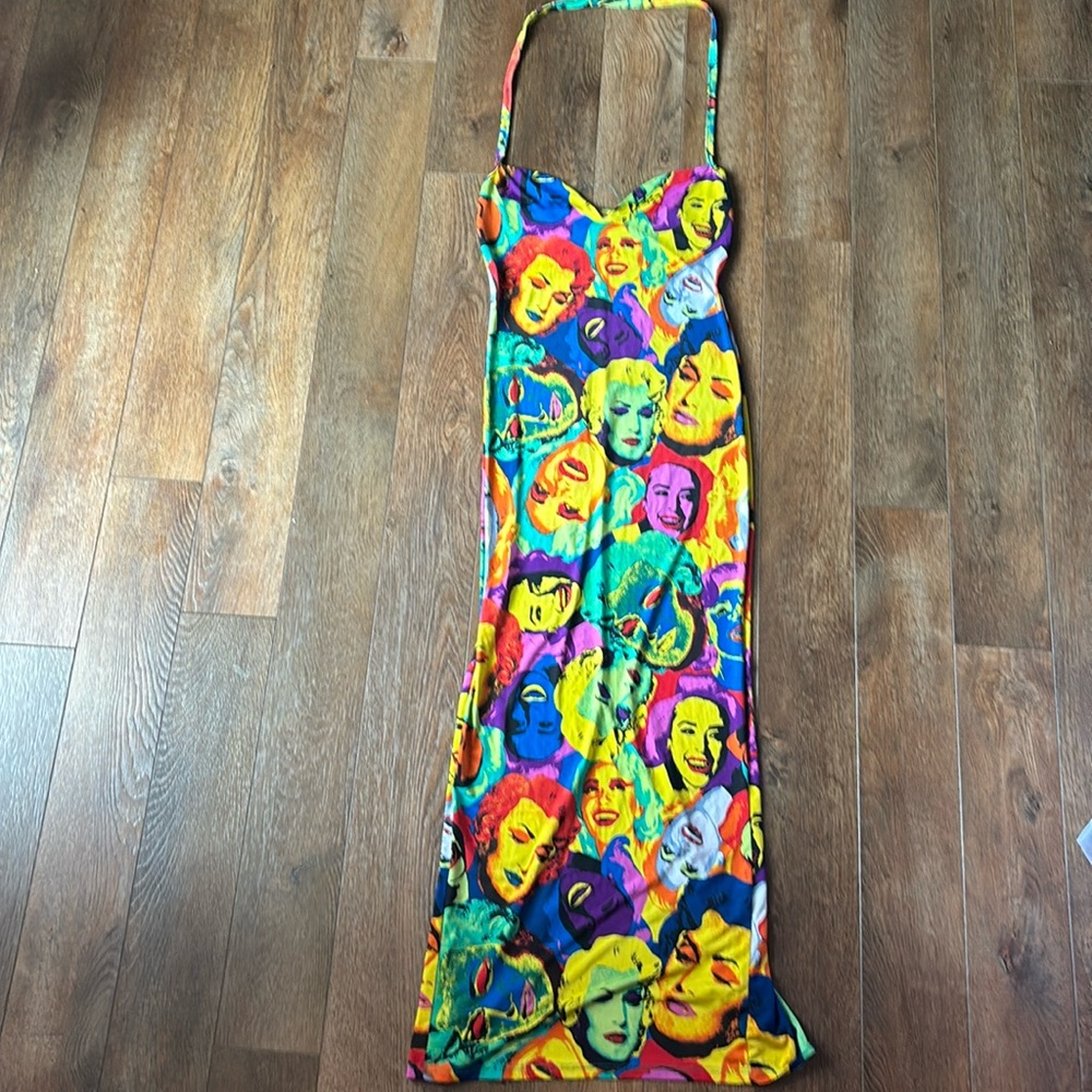 Dress with straps